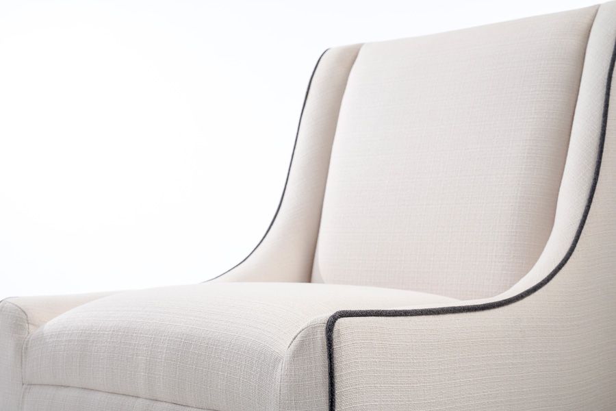 Lauren Sillón - Calico con ribete Negro-view4