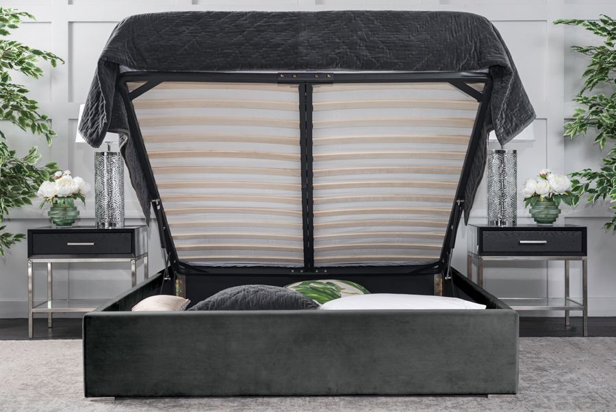 EU - Lavinia Cama con almacenaje - Gris Tormenta-view2