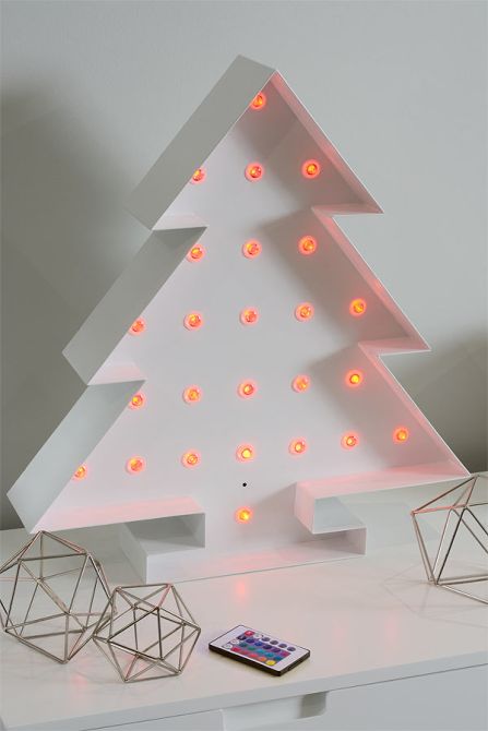 Sapin de Noël multicolore à LED  - Image #0