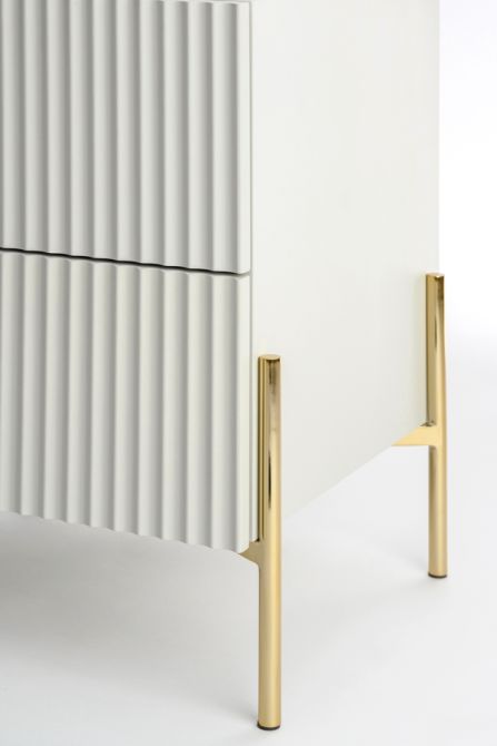 Lexington Pebble Grey Bedside Table-view3