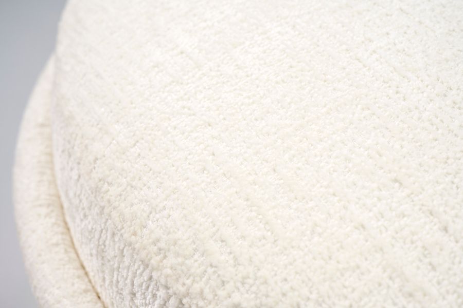 Tubio Large Repose-pieds - Ivoire Chenille-view5