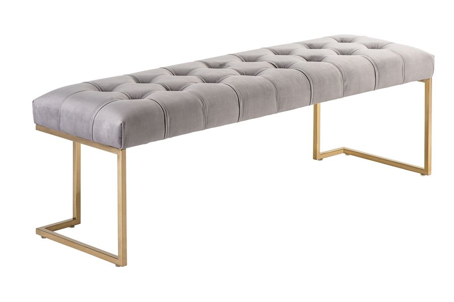 Lorenzo Bench - Dove Grey-view3