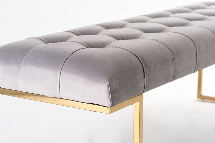 Lorenzo Bench - Dove Grey-view4