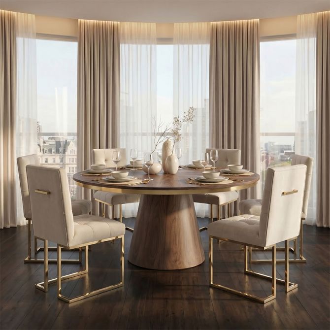 Lorenzo Esszimmerstuhl - Kreideweiß-view2