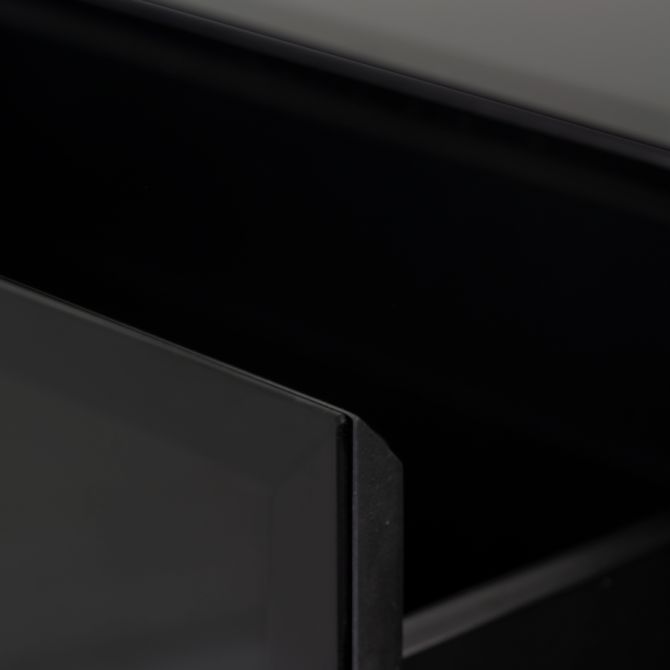 Lorenzo Comò/Cassettiera in Vetro nero-view3