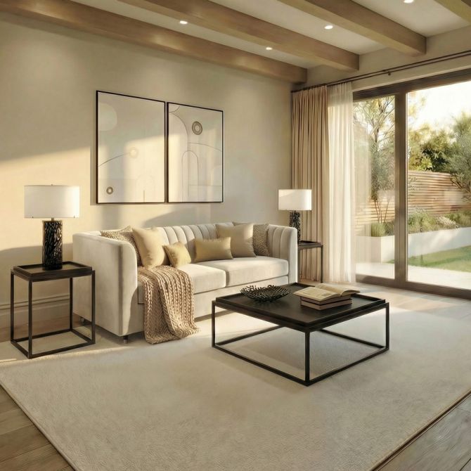 Louanna Sofa Bed - Chalk-view2