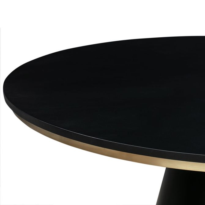 Brewster 6-8 Seat Black Dining Table - Image #0
