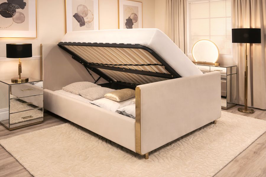 Maceo Storage Bed Chalk