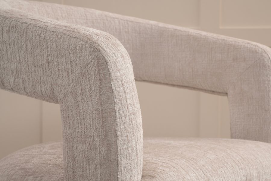 Madison Sedia da pranzo - Tapa chiaro - Nero-view6