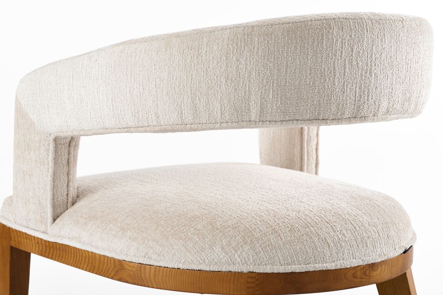 Madison Sedia da pranzo - Talpa chiaro - Castagno-view7