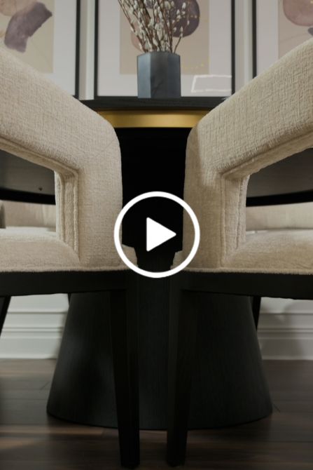 Madison Sedia da pranzo - Tapa chiaro - Nero-view3