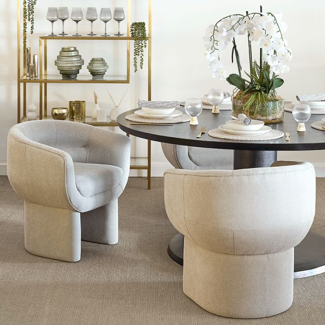 Maeve Esszimmerstuhl - Taupe-view2