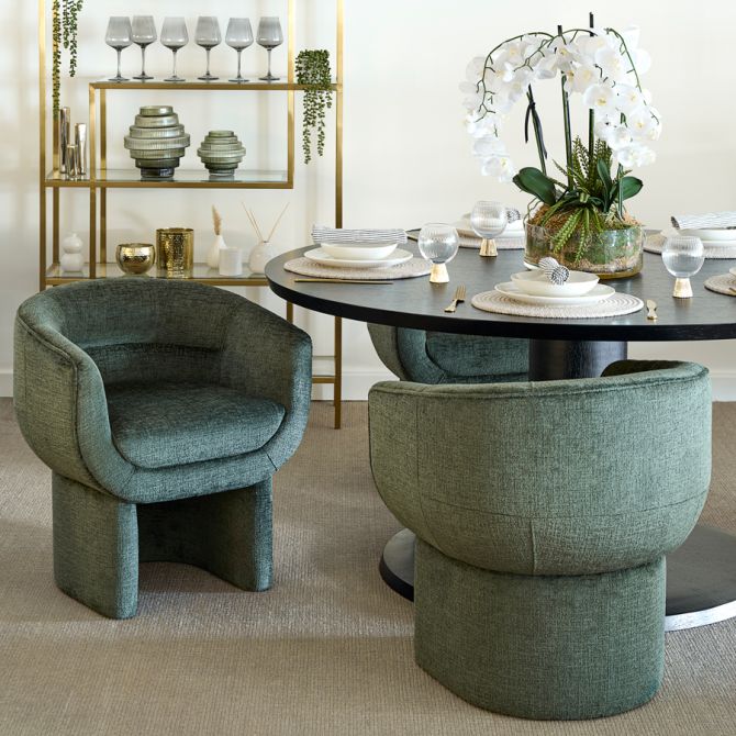 Maeve Sedia da pranzo - Verde foresta-view2