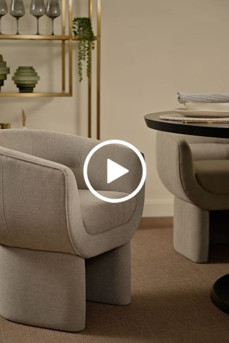 Maeve Esszimmerstuhl - Taupe-view3