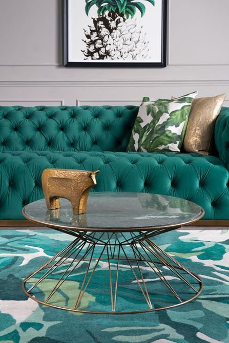 Mali - Mesa de centro en latón-view2