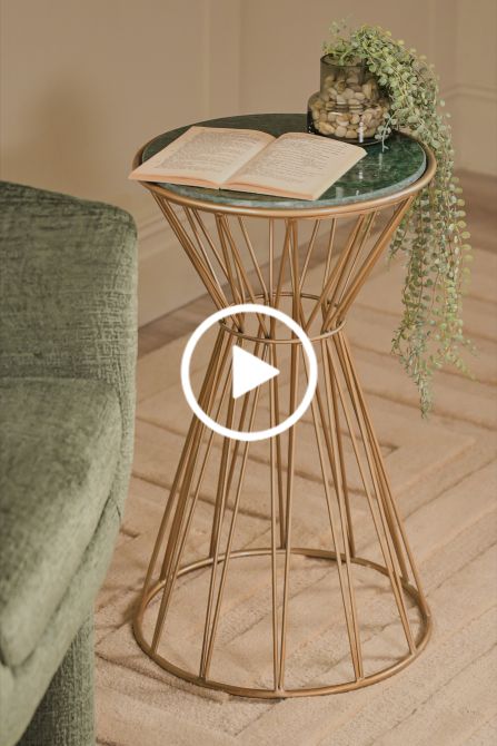 Mali Bijzettafel Messing-view3