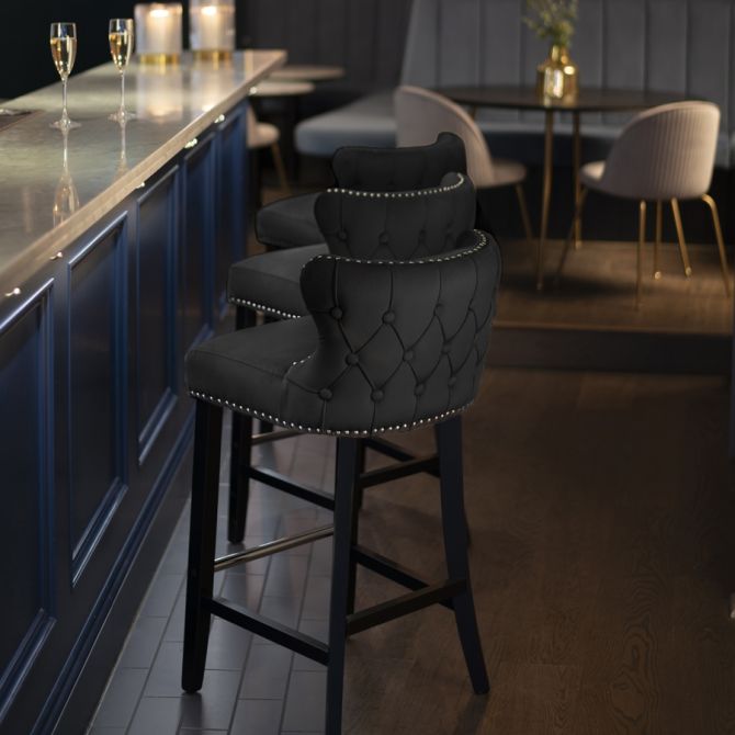 Margonia Bar stool Black - Image #0