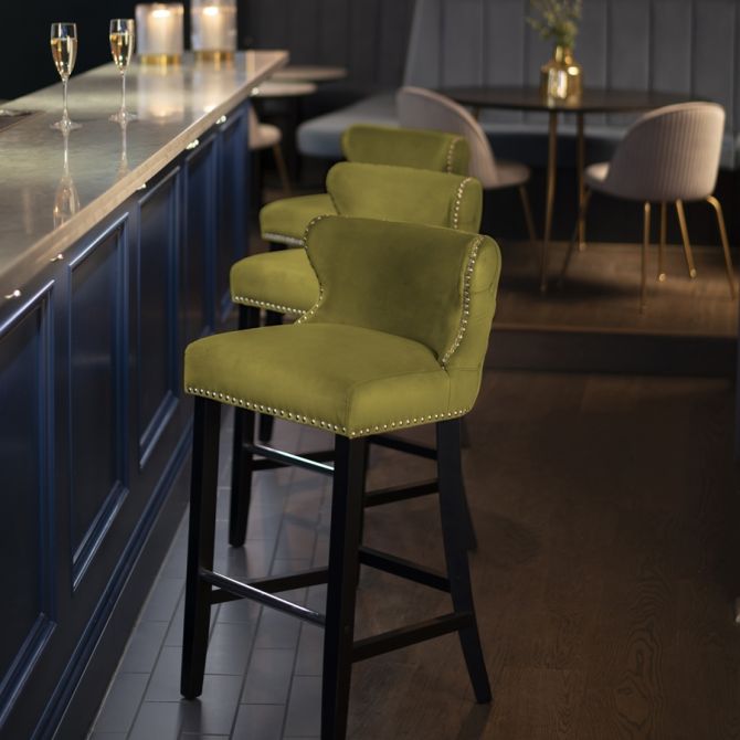 Margonia Bar stool Olive - Image #0