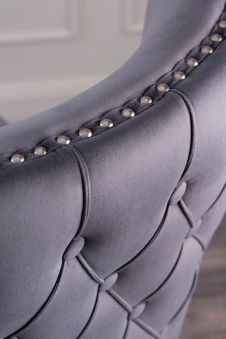 Margonia Esszimmerstuhl - Sturmgrau - Beine Naturlook-view3