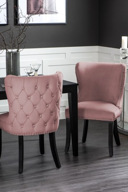Chaise de salle à manger Margonia, rose - Image #0