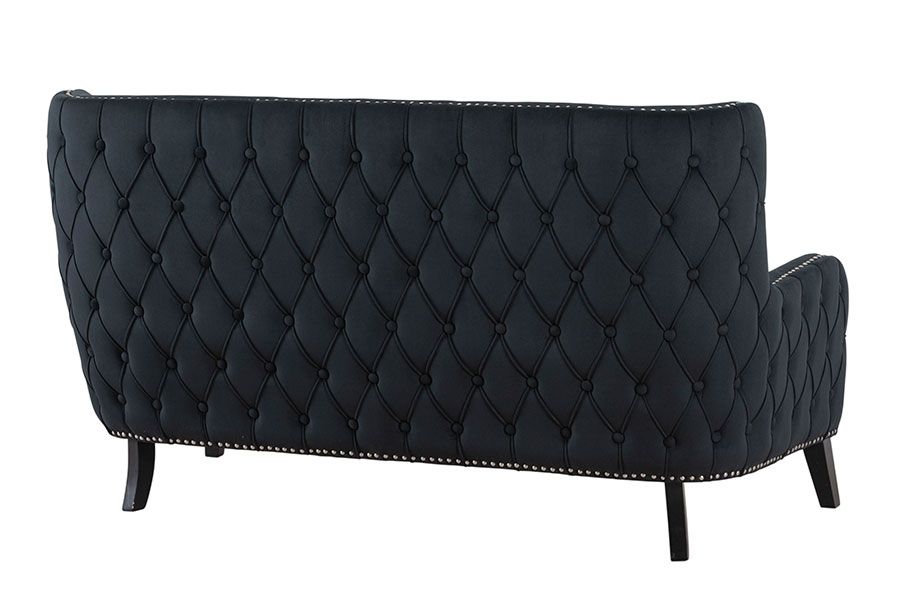 Margonia Two Seat Sofa - Black - Image #0