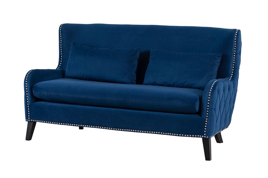Margonia Two Seat Sofa - Blue - Image #0