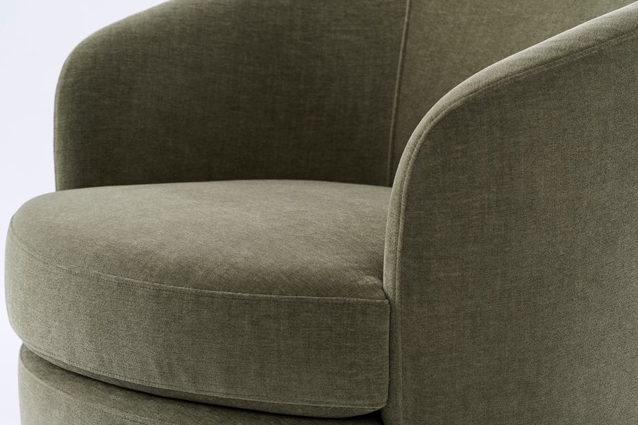 Melville Silla giratoria - Verde Escarabajo-view4