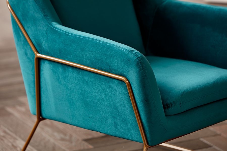 Mentosa Fauteuil - Turquoise - Beeld #0