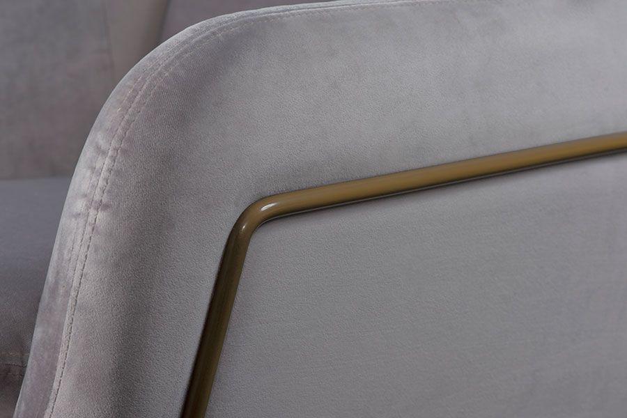 Mentosa Poltrona Grigia-view4