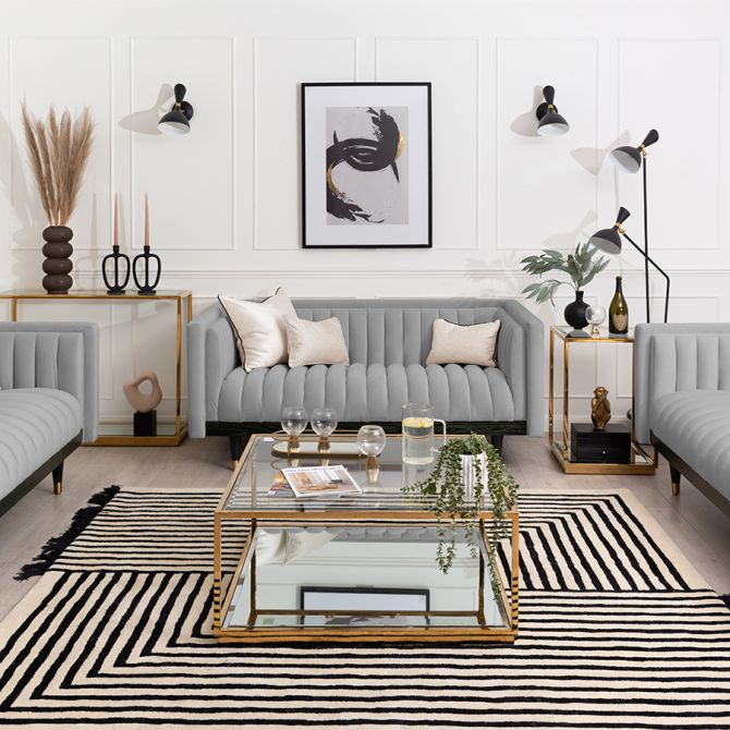 Metz 2-zitsbank Duif Grijs-view2