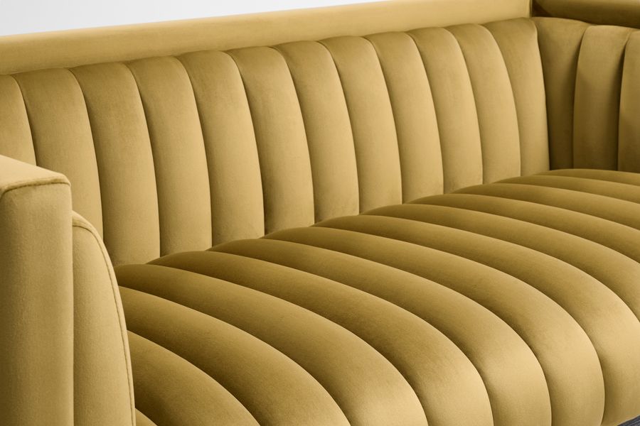 Metz Two Seat Sofa - Olive-view4