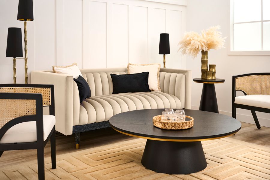 Metz Sofá 2 plazas - Tiza -view3