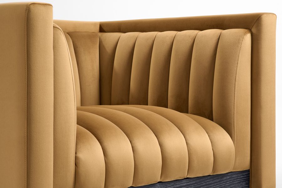 Metz Armchair - Camel-view5