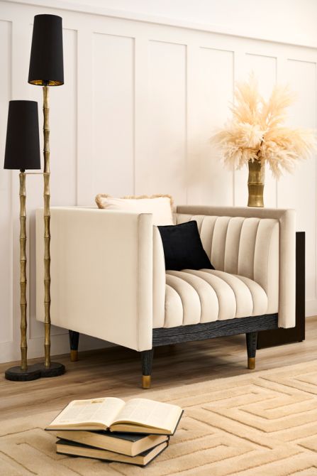 Metz Sessel – Kreideweiß-view3