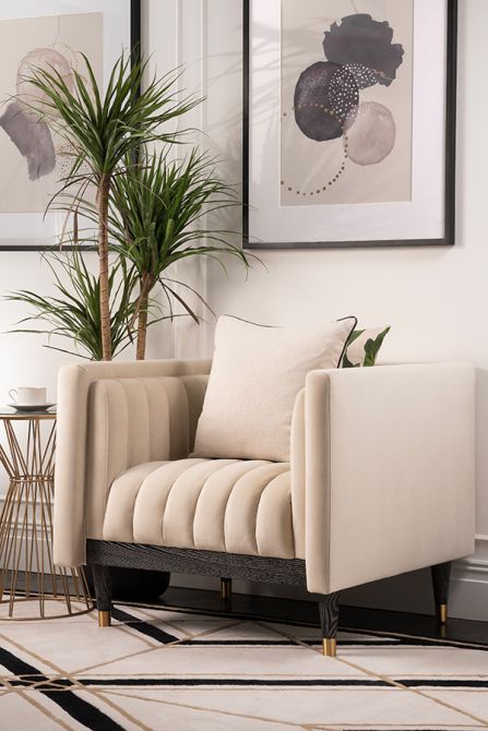 Metz Sessel – Kreideweiß-view2