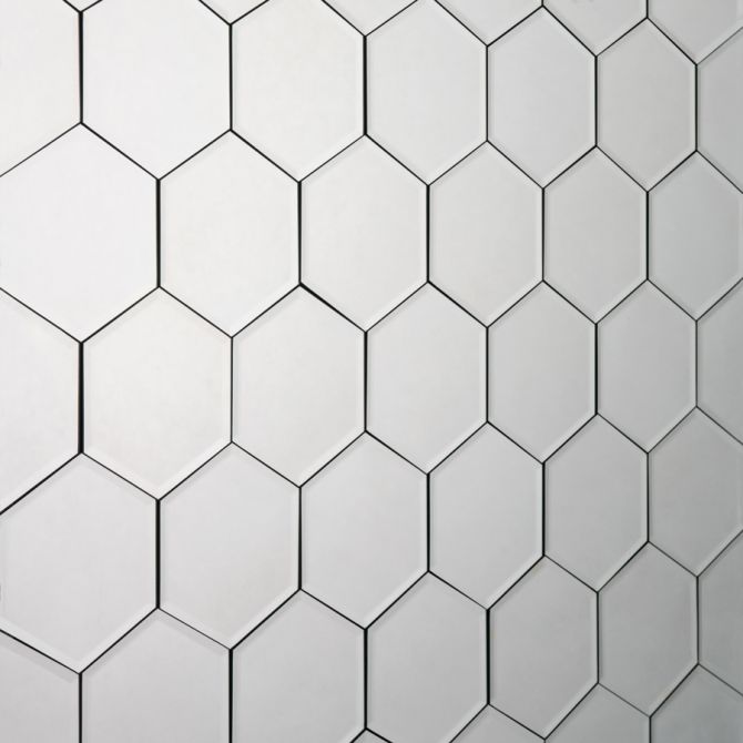 Hexagonala Väggplattor i Spegelglas - Paket - Bild #0