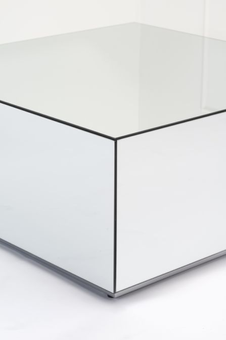 Hallie Mirrored Coffee Table My Furniture Hallie Mirrored Coffee Table My Furniture, Mirrored Cube Coffee Table