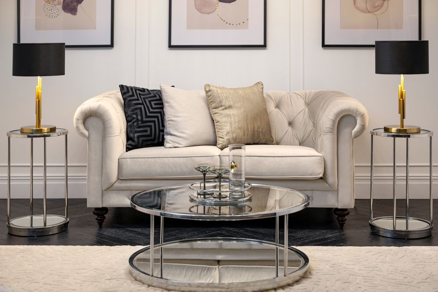 Monty 2-Sitzer Sofa - Kreideweiß-view2