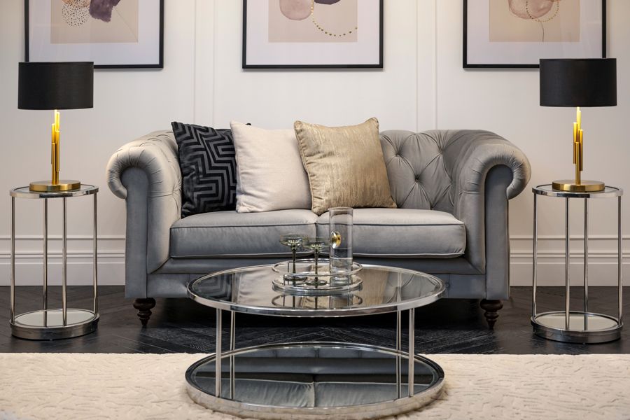 Monty - Sofá de dos plazas - Gris paloma-view2