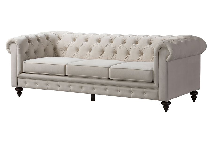 Monty 3-Sitzer Sofa - Kreideweiß-view3