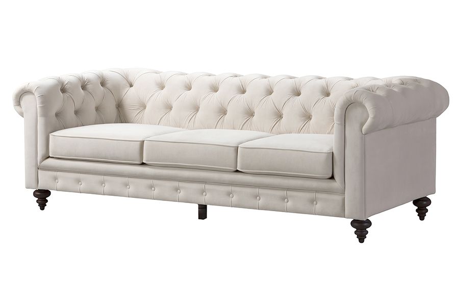 Monty 3-Sitzer Sofa - Kreideweiß-view4