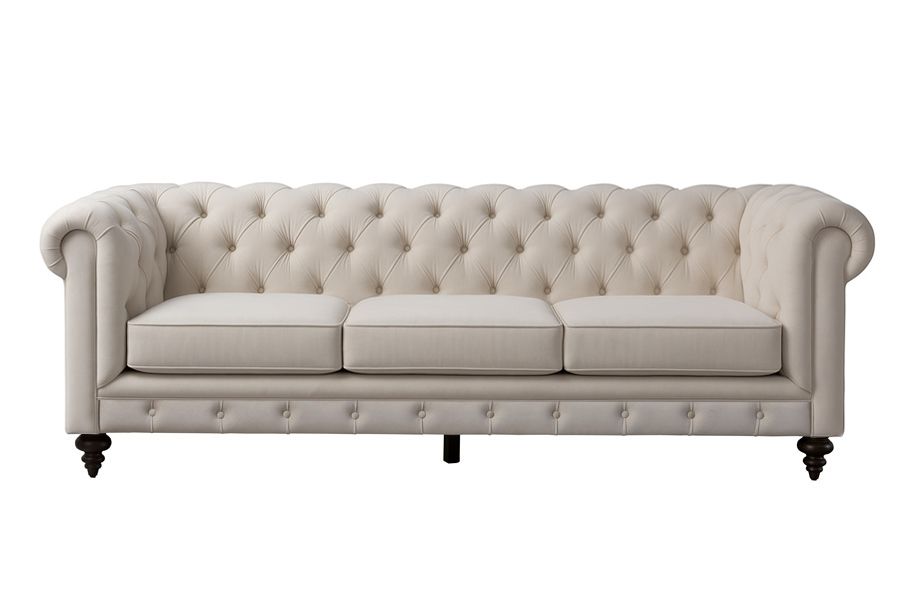 Monty 3-Sitzer Sofa - Kreideweiß-view1