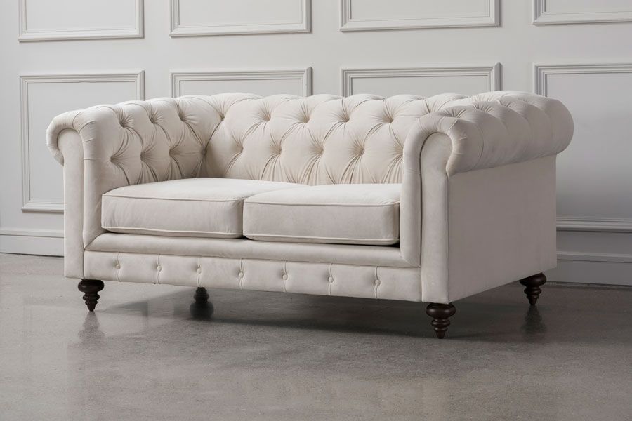 Monty 2-Sitzer Sofa - Kreideweiß-view3