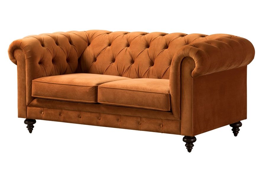 Monty Two Seat Sofa - Pumpkin - Image #0