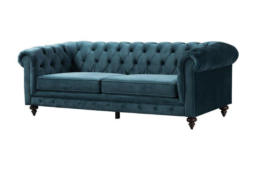 Monty 3-Sitzer Sofa - Pfauenblau-view4