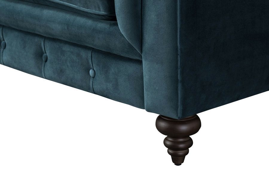 Monty 2-Sitzer Sofa - Pfauenblau - Bild #0