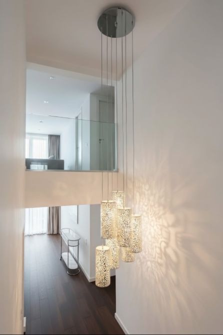 Moray Hanglamp Chroom met 7 Lampen-view2