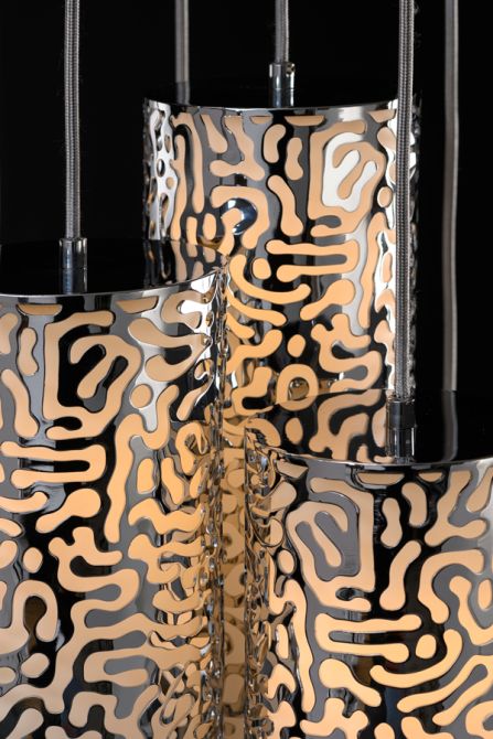Moray Suspension en chrome à 7 lumières-view3