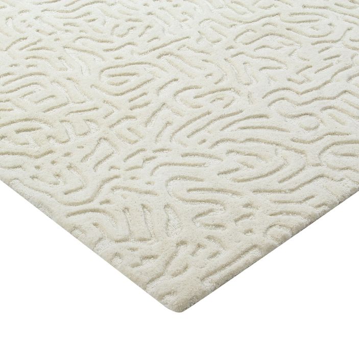 Moray Teppich - Kreideweiß - Groß-view5