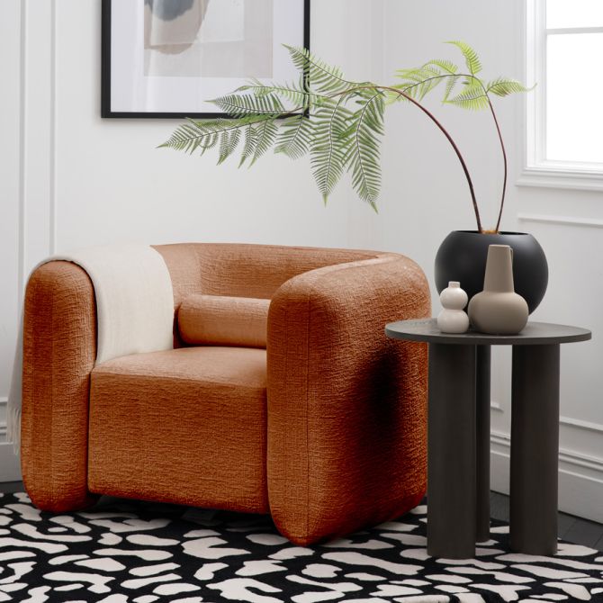 Munich Armchair - Terracotta-view5